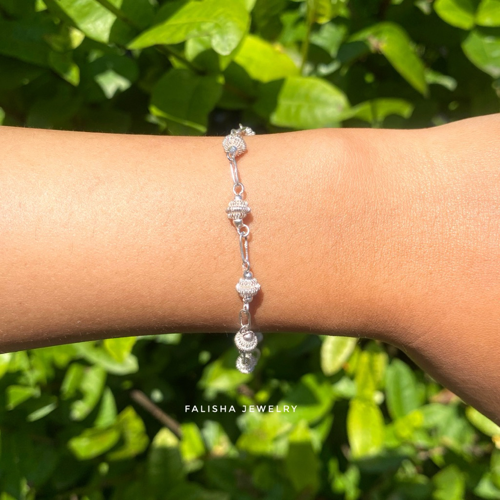 CLARA BRACELET - GELANG PERAK ASLI BALI 925 STERLING SILVER JEWELRY