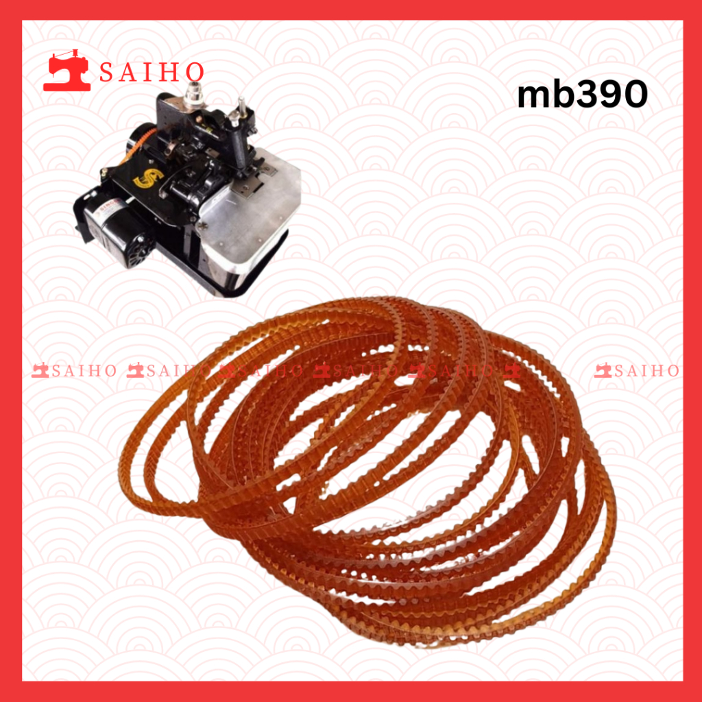 Timing Belt / Tali Dinamo 390 Untuk Mesin Obras SINGER 81A1