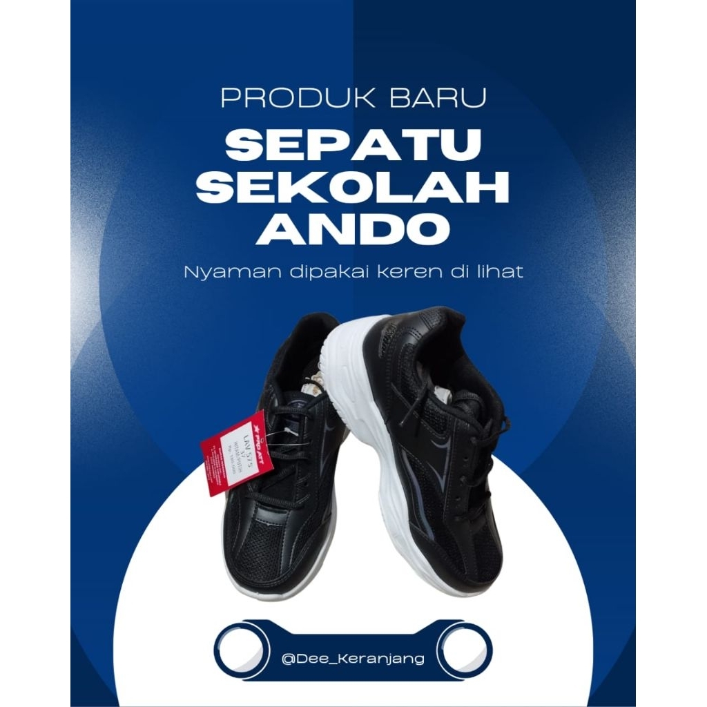 Sepatu Sekolah Ando Pria Dan Wanita Dewasa