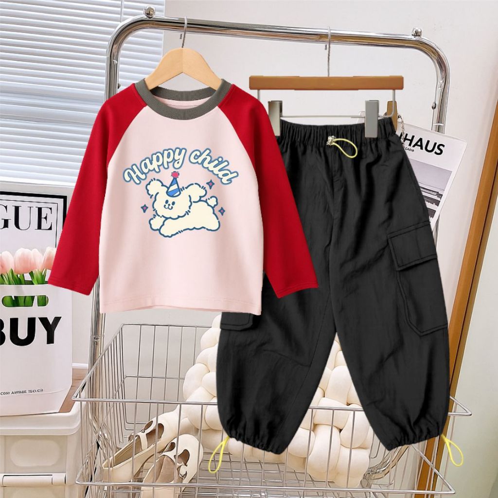 Set Baju Anak Perempuan Usia 1 Sampai 12 Tahun Unisex