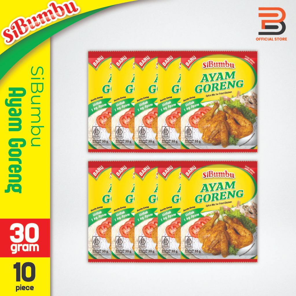 

10pcs - SiBumbu Bumbu Ayam Goreng