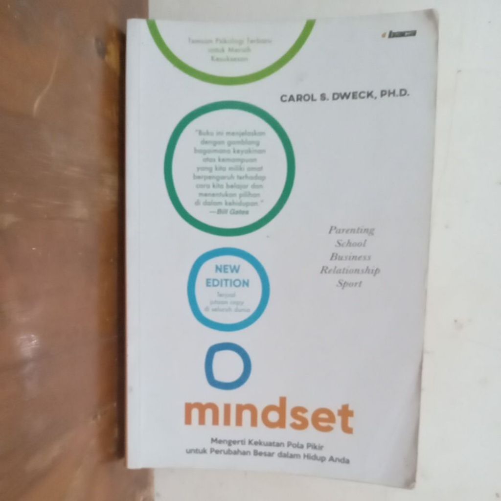 buku bekas Mindset by Carol S. Dweck