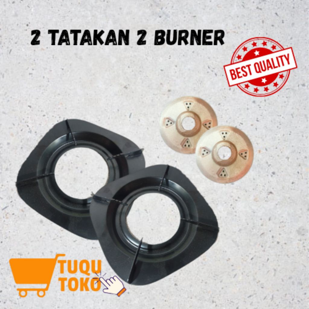 TUNGKU TATAKAN KOMPOR GAS RINNAI MURAH / 2 TATAKAN 2 BURNER/ KOMPOR GAS 2 TUNGKU