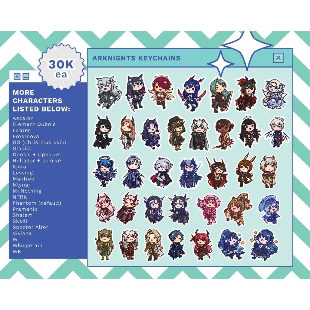 Keychain Arknights