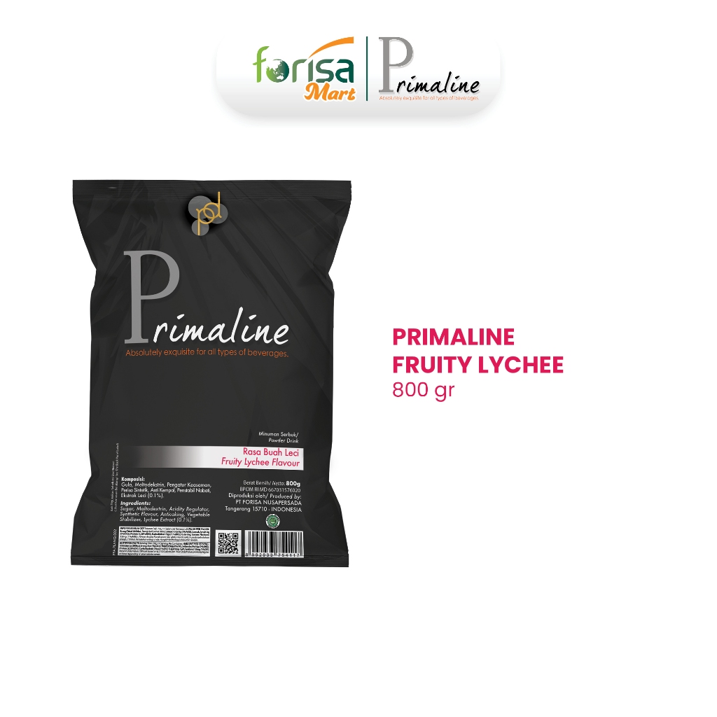 

Primaline Fruity Lychee 625gr - Minuman Powder Premium