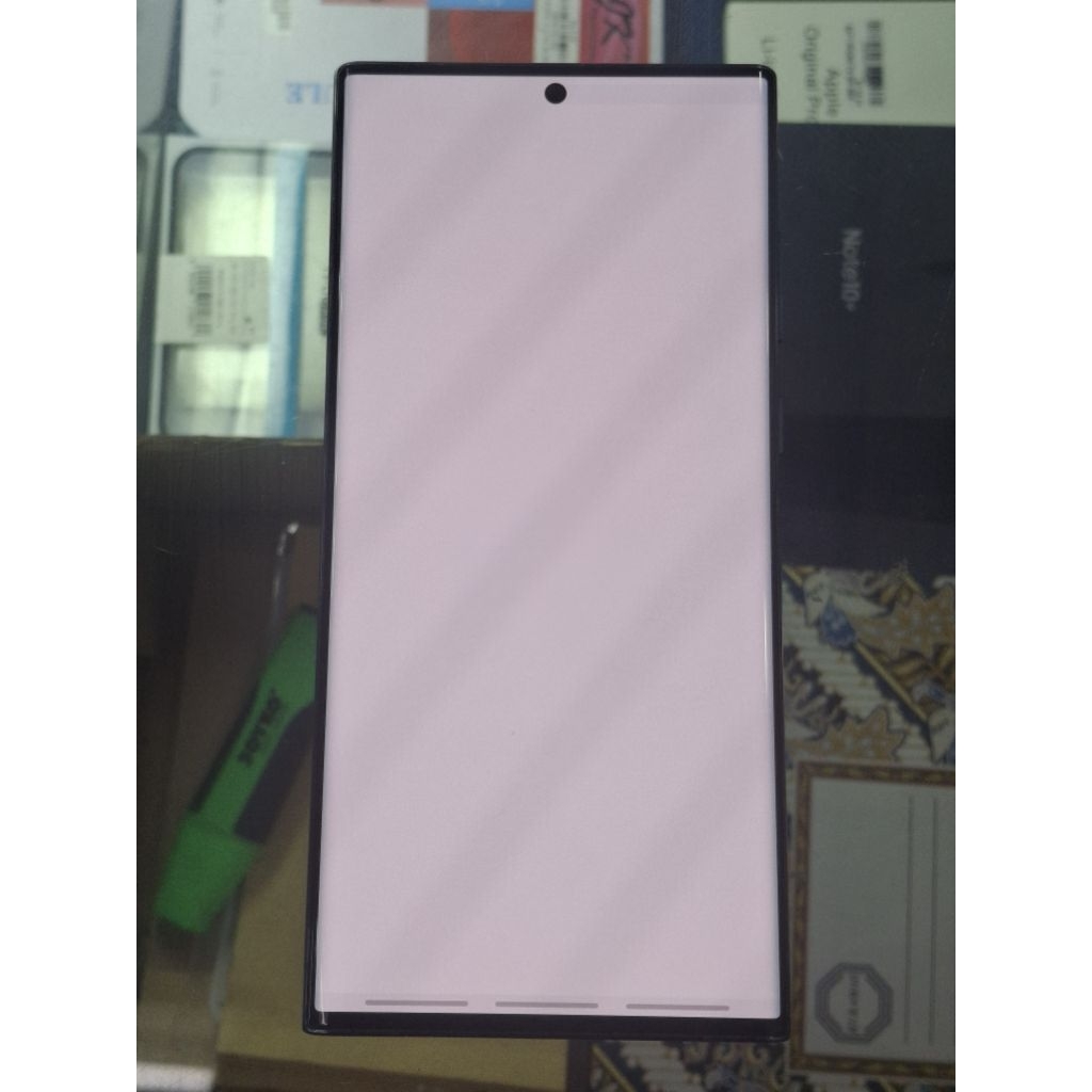 LCD SAMSUNG GALAXY S22 ULTRA 5G - S908 ORIGINAL SECOND COPOTAN MINUS