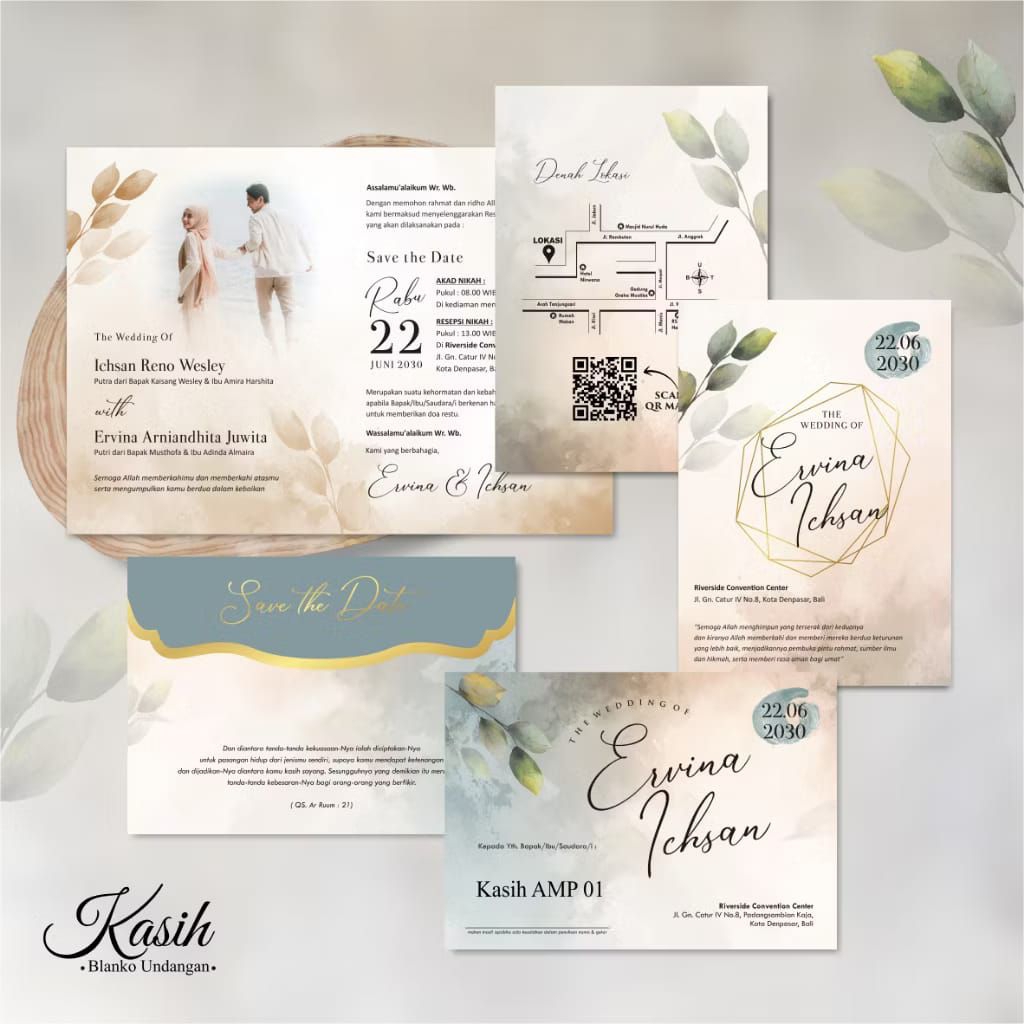 Cetak Undangan Pernikahan Kasih Amp 01