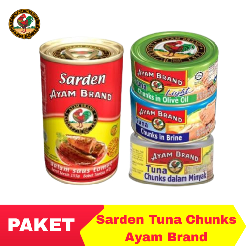 

Ayam Brand - Paket Ikan Sarden Tuna Kaleng Chunk In