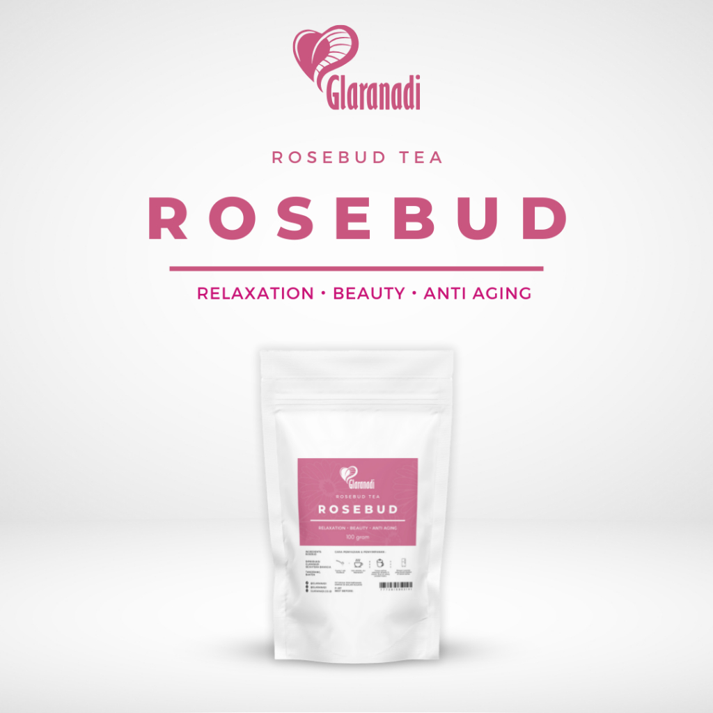 

GLARANADI - Teh Bunga Merawat Kesehatan Wanita / Mawar Kuncup Kering (Rosebud Tea) 10 g