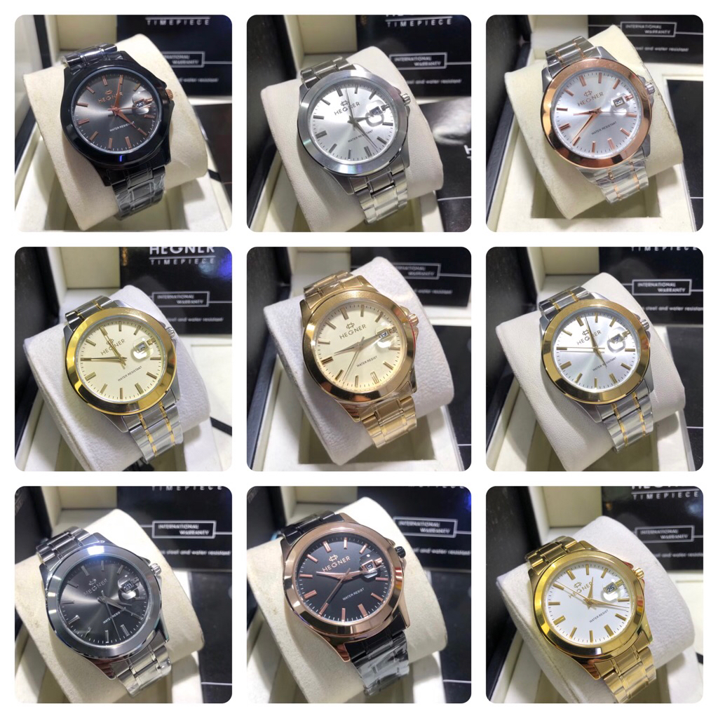 JAM TANGAN PRIA HEGNER 223G-1 / HW 223G-1 / HEGNER 223 RANTAI [ORIGINAL]