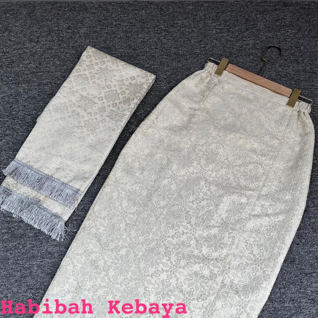 ( SELENDANG & ROK SPAN ) SET ROK SONGKET SPAN DAN SELENDANG ROK SONGKET KEBAYA ROK SONGKET BATIK