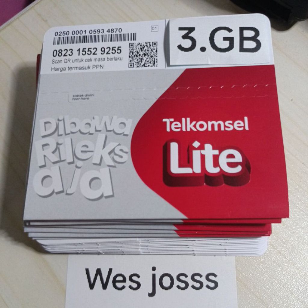 kartu perdana telkomsel 3.GB nasional