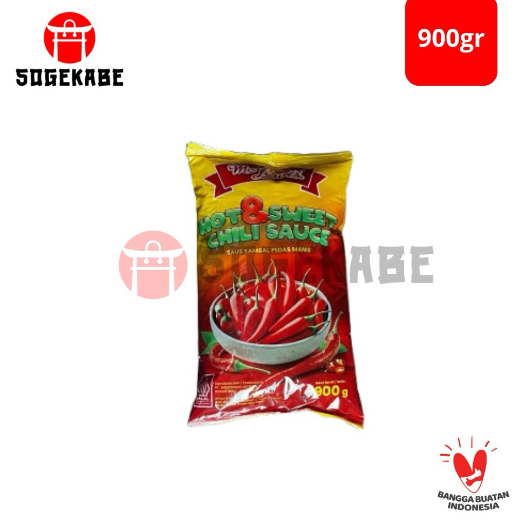 

Mc Lewis Hot & Sweet Chili Saus - Pouch 400gr, 900gr