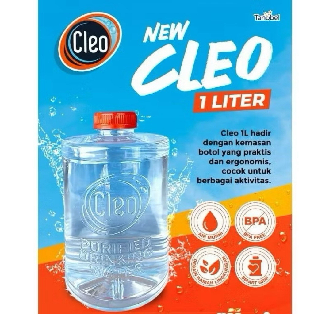 

AIR MINUM CLEO 1 LITER ( 1 botol )