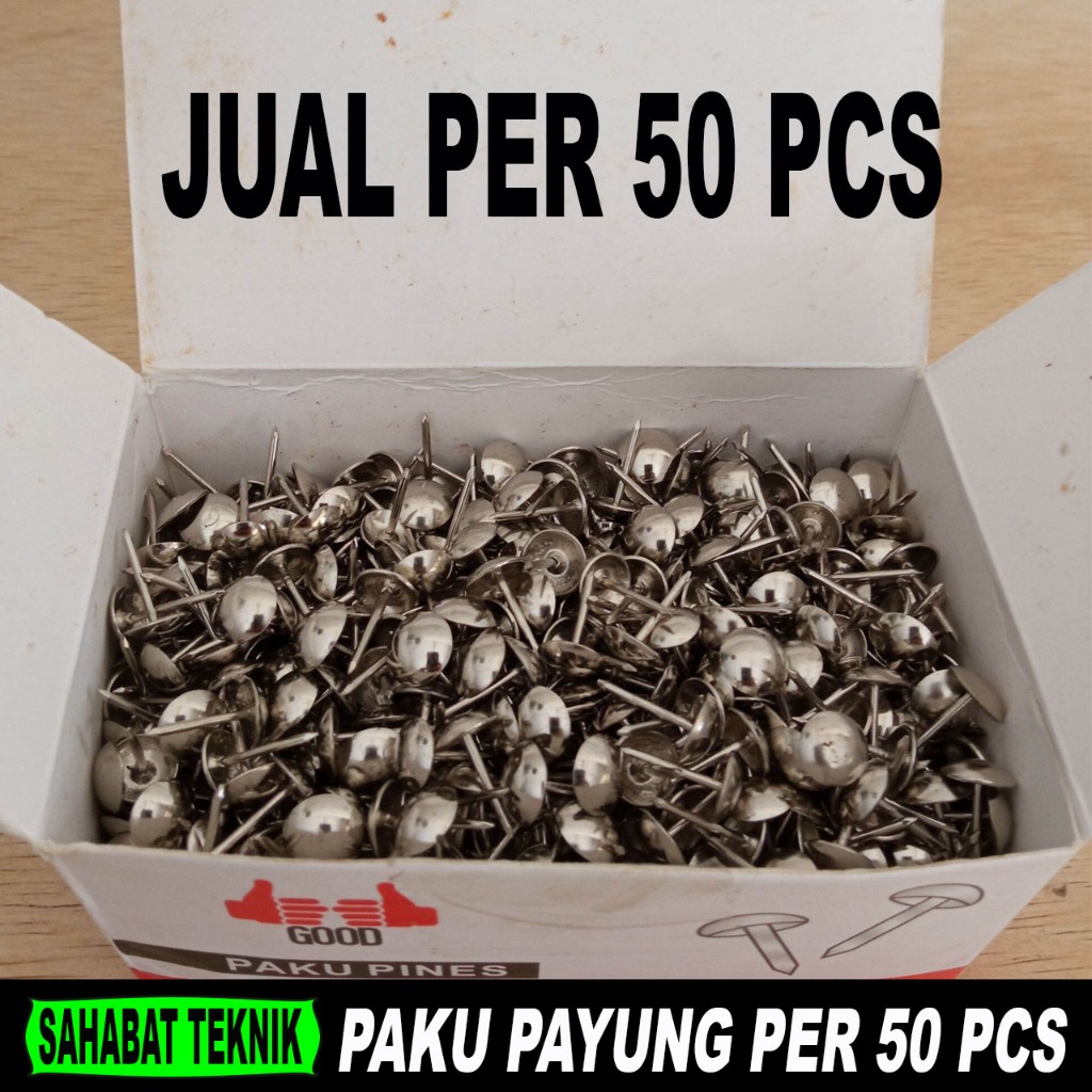 50 PCS Paku Payung Kecil 5/8 Inch 1,5CM Kupu Kupu