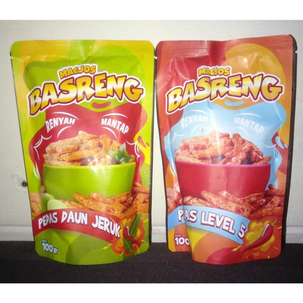

MacJos Basreng Pedas 100gr Premium Crispy Snack #macjos #basreng