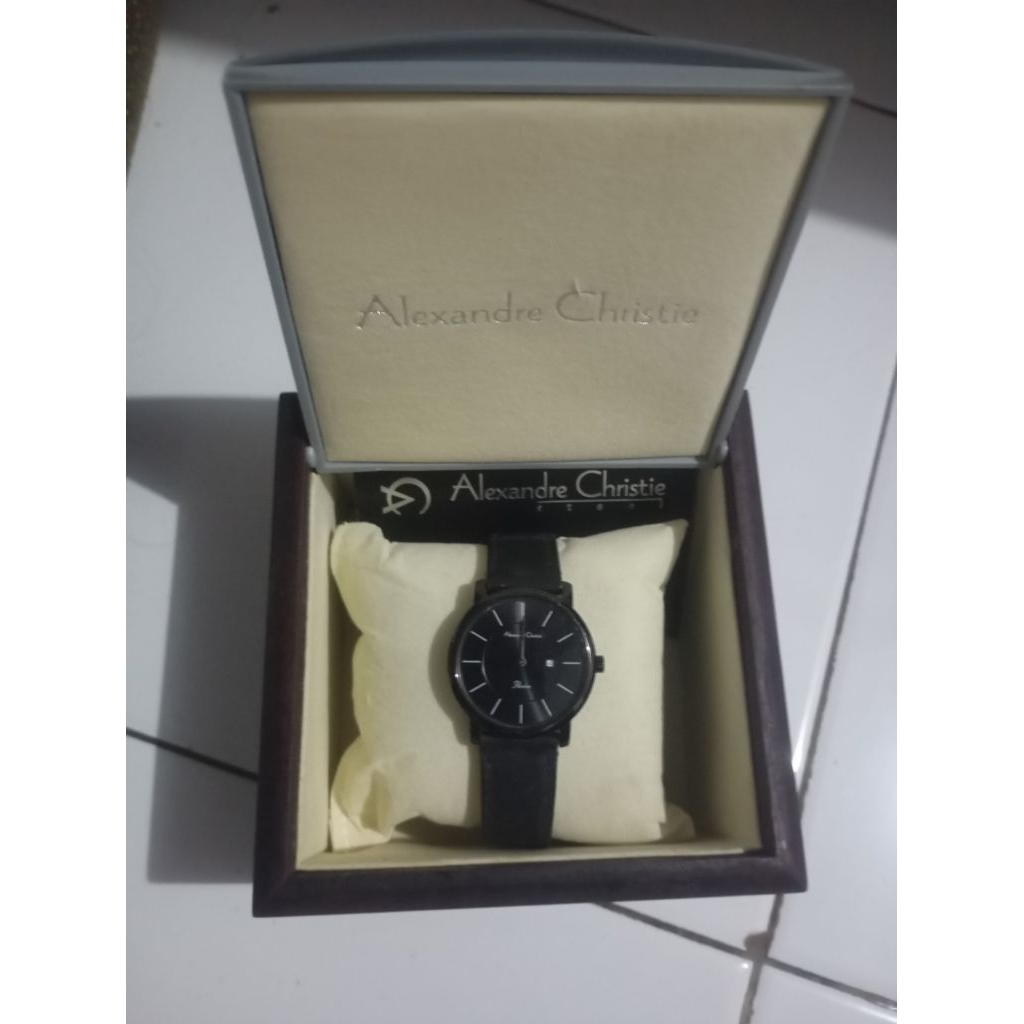 preloved jam tangan alexandre christie wanita