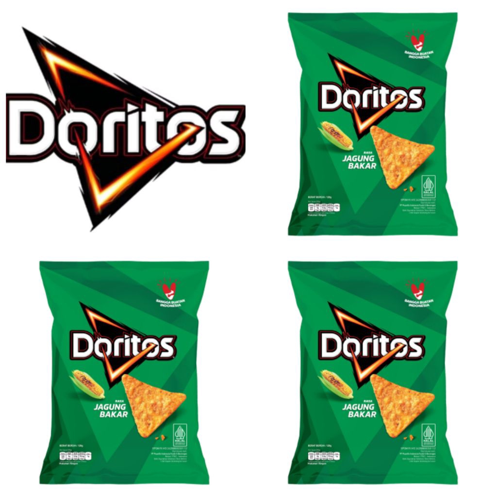 

Doritos Makanan Ringan Rasa Jagung Bakar 120 Gr