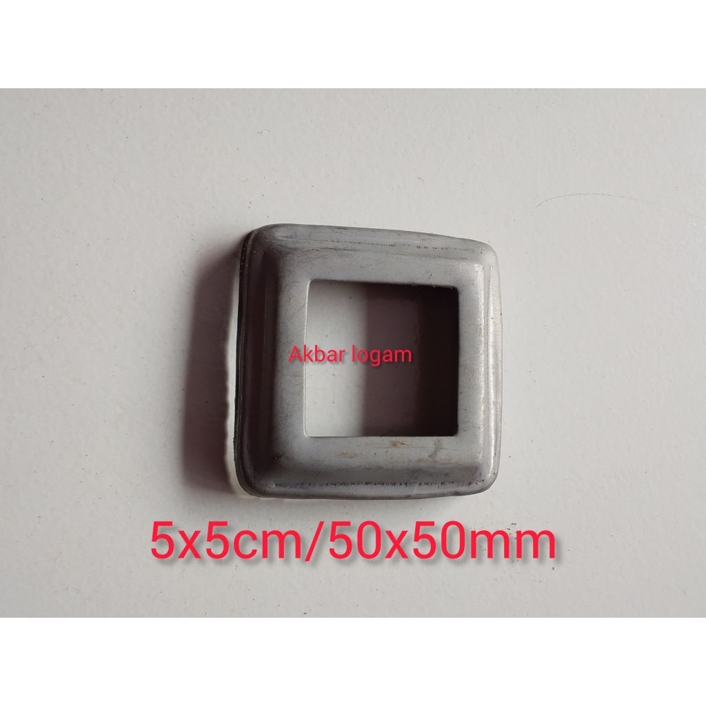 ornamen tapak hollow besi hollow ukuran 5x5cm,