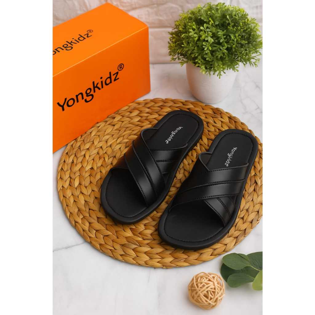 Sandal anak laki laki cowok slide tanggung kekinian-sandal anak lebaran terbaru 2026 Z9