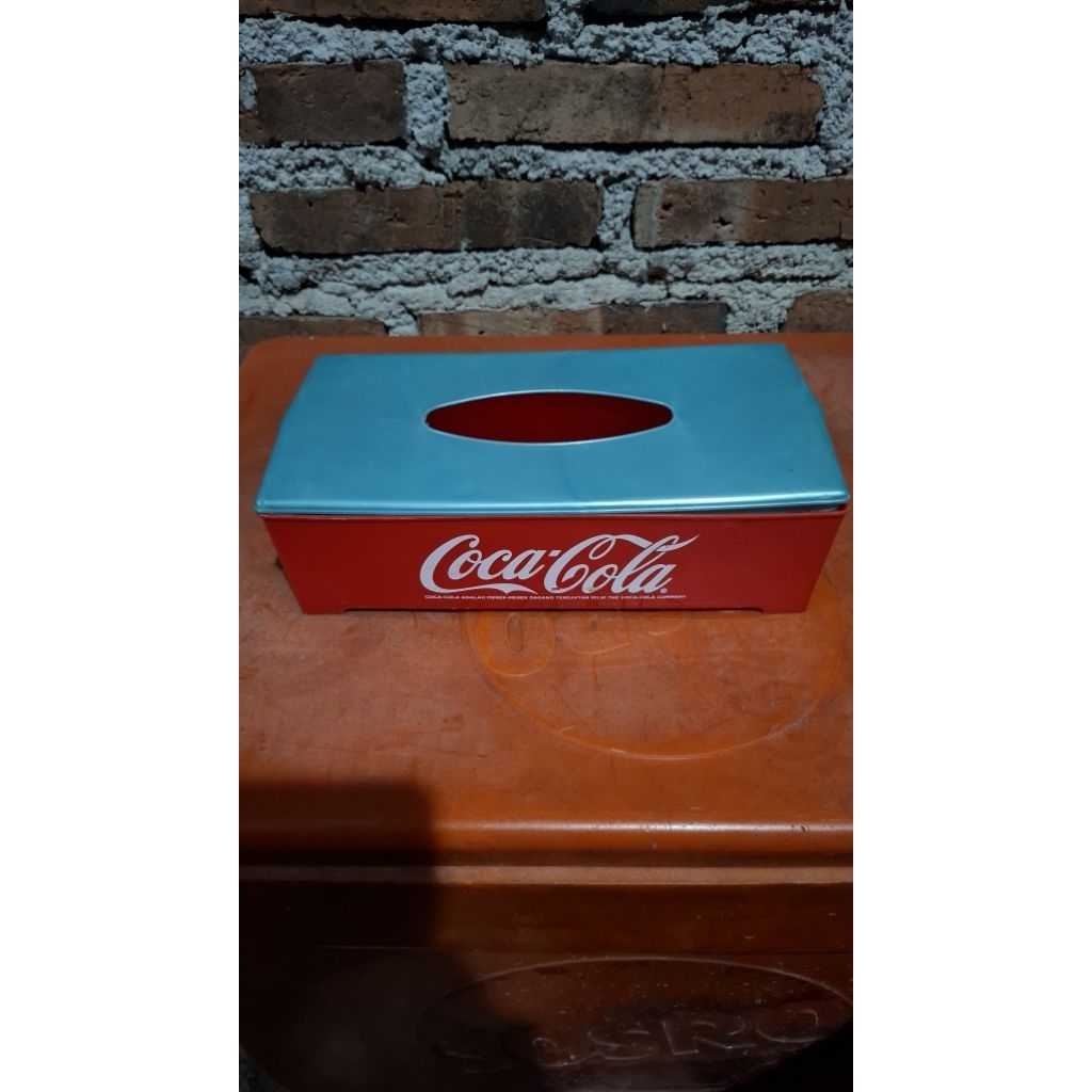Tempat tisu iklan coca cola 85rb jadul antik vintage display lawas kuno