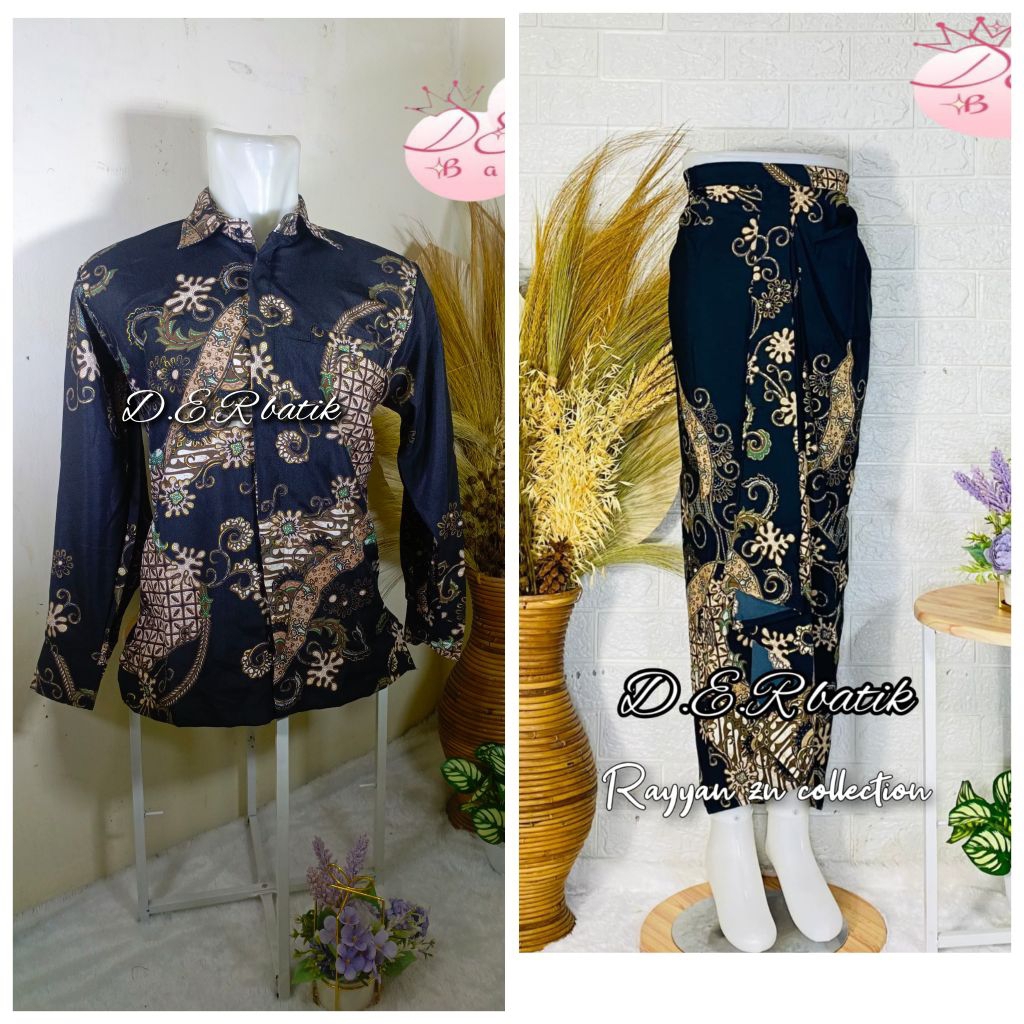 COD__(KEMEJA PANJANG +ROK RUMBAY) __BAHAN _SUTRA FOIL PREMIUM_ buat kondangan ATAU buat acara-acara