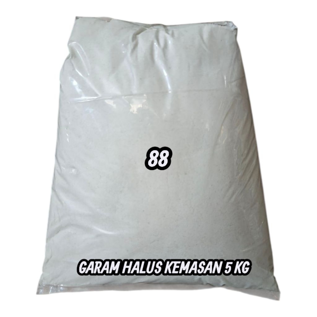 

GARAM HALUS KEMASAN 5 KG / GARAM KROSOK KEMASAN 5 KG / GARAM / GAREM