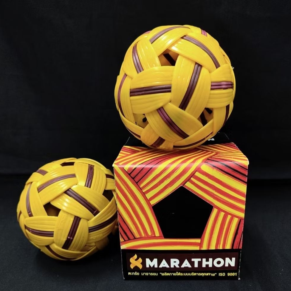 Bola Sepak Takraw Plastik - Bola Takraw Marathon