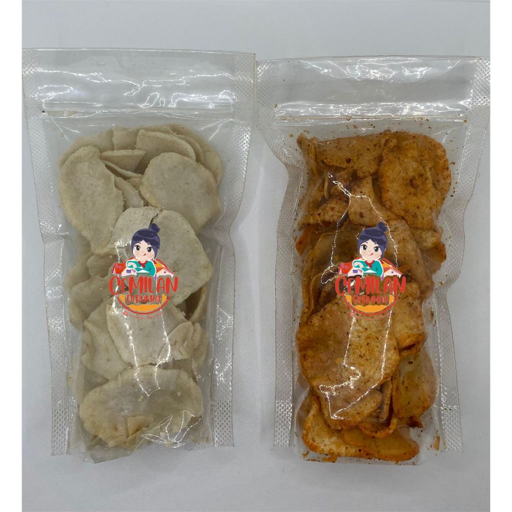 

Basreng Pedas Daun Jeruk 100gr Chili Oil Bumbu Melimpah