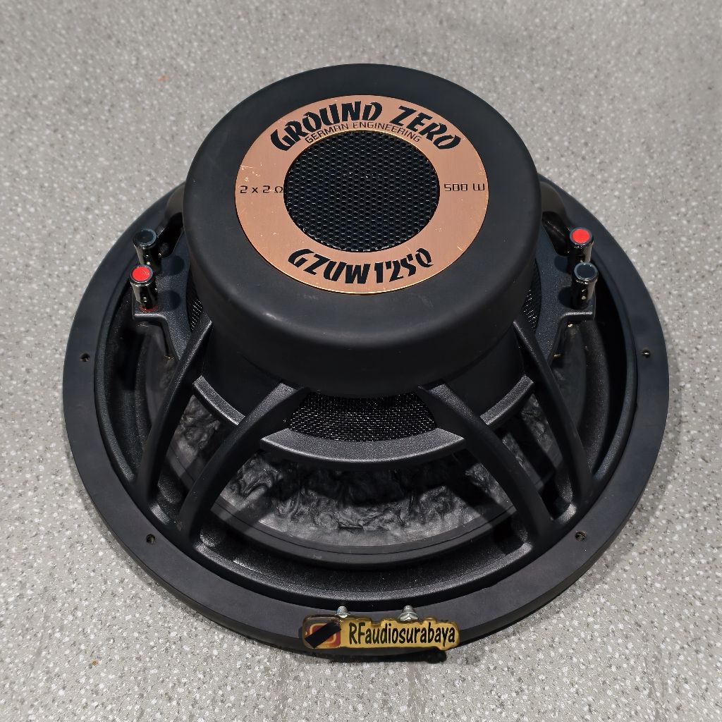 SUBWOOFER  GROUND ZERO URANIUM GZUW 12 SQ dual 2 ohm 12 inch