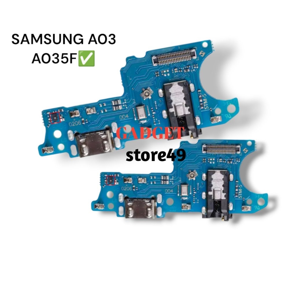 PAPAN CAS SAMSUNG A03 A035F PAPAN KONEKTOR CAS CON CHARGER SAMSUNG A03  A035F ORIGINAL + IC + MIC