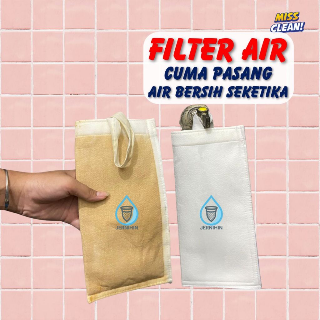 Filter Air Sumur Kuning & Bau Penjernih Air Toren, Keran, dan Kamar Mandi