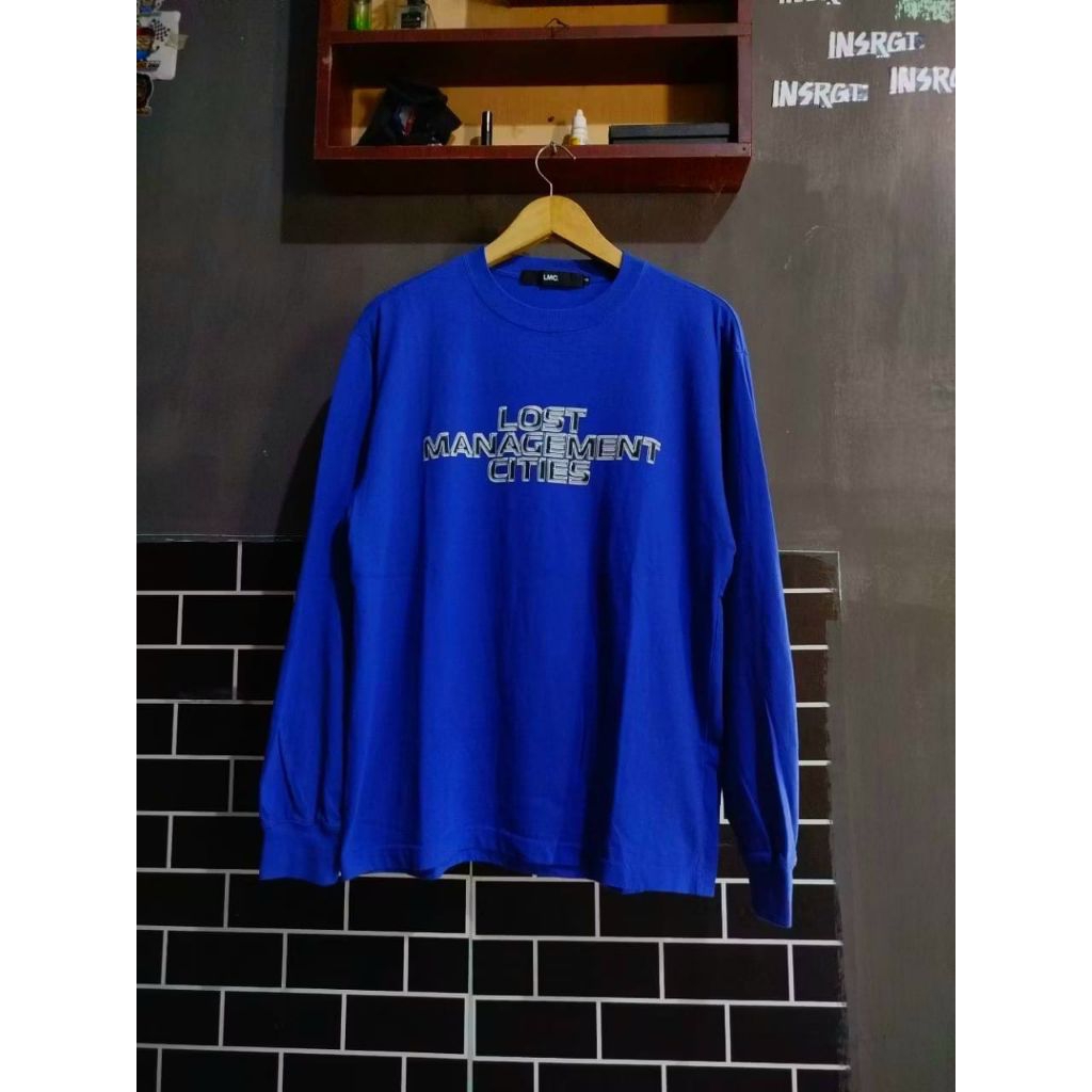 KAOS LONGSLEEVEE LMC BLUE SECOND ORIGINAL