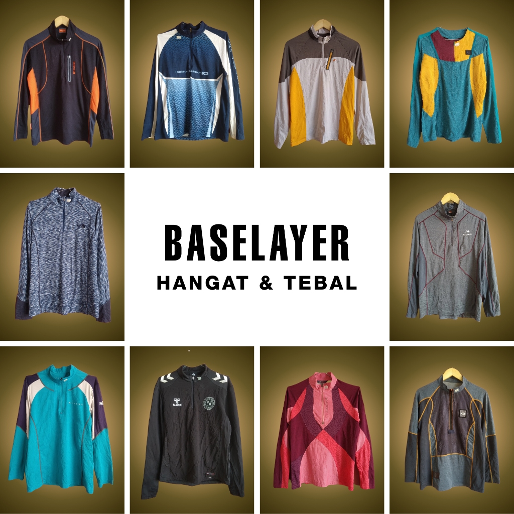 Vol. 1 Base Layer Outdoor - Hangat & Tebal | Adventure, Hiking, Camping, Sport