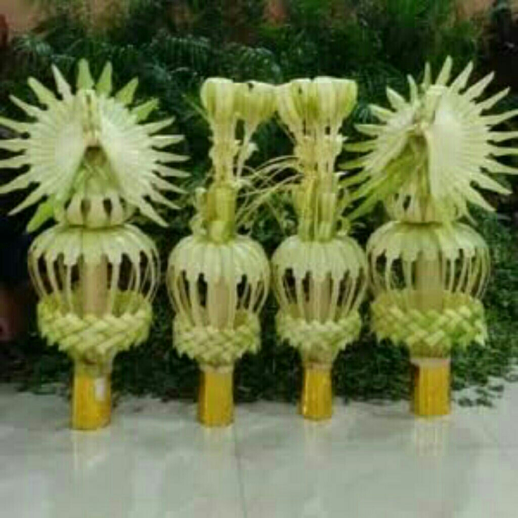 Janur plastik kembar mayang