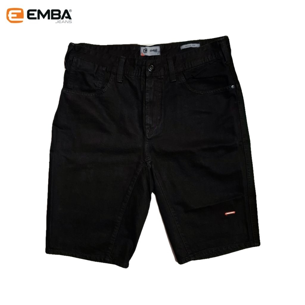 EMBA Jeans Celana Pendek Pria Black