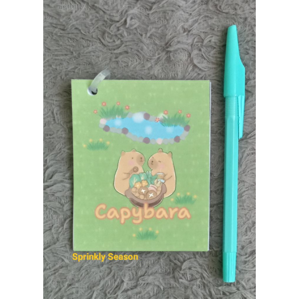 

Mini Notebook Capybara 10 cm x 8 cm