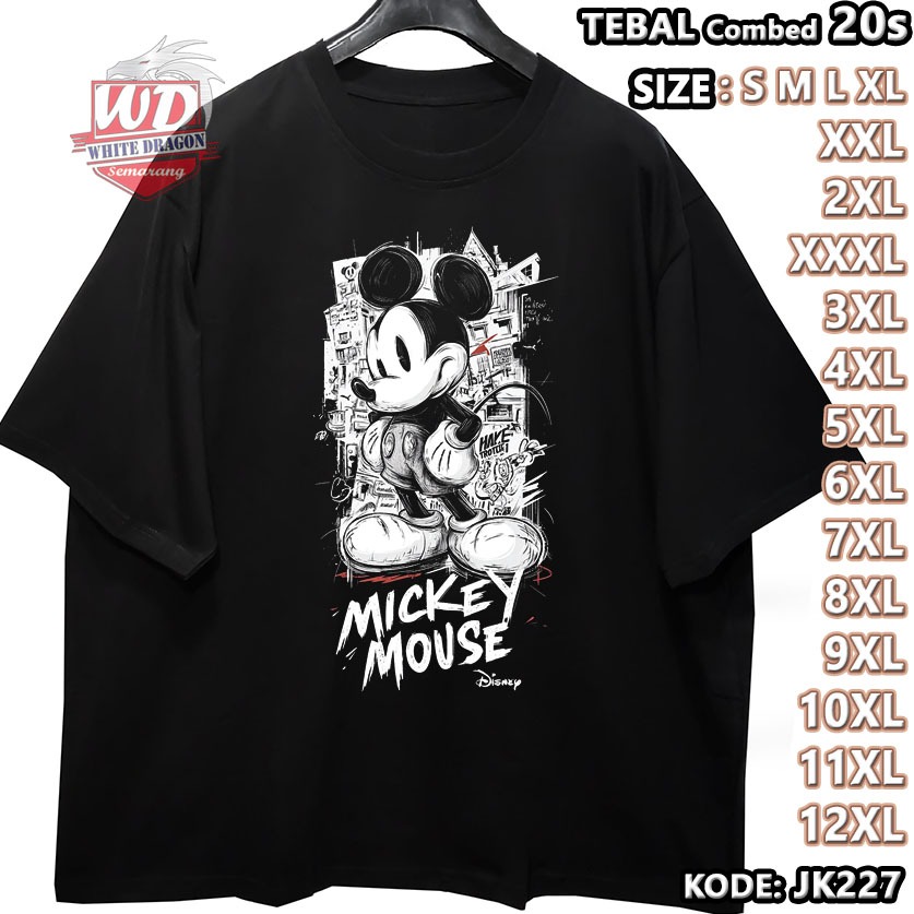 KAOS MICKEY MOUSE BIG SIZE KODE JK227 JUMBO 2XL 3XL 4XL 5XL 6XL 7XL 8XL 9XL 10XL 11XL 12XL