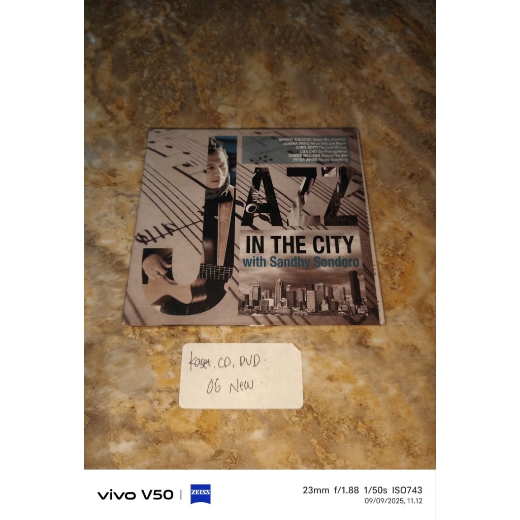 Kaset CD Jazz In the city With Sandhy Sandoro