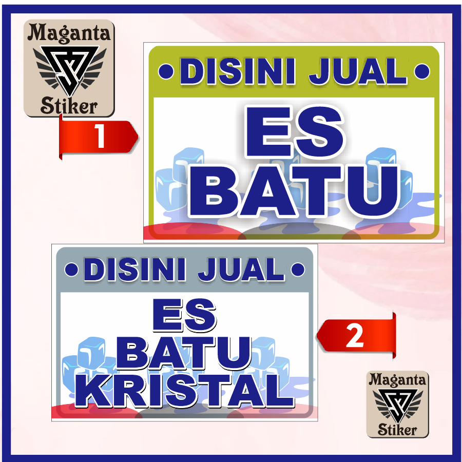 

STIKER JUAL ES BATU KRISTAL ,STIKER JUAL ES BATU