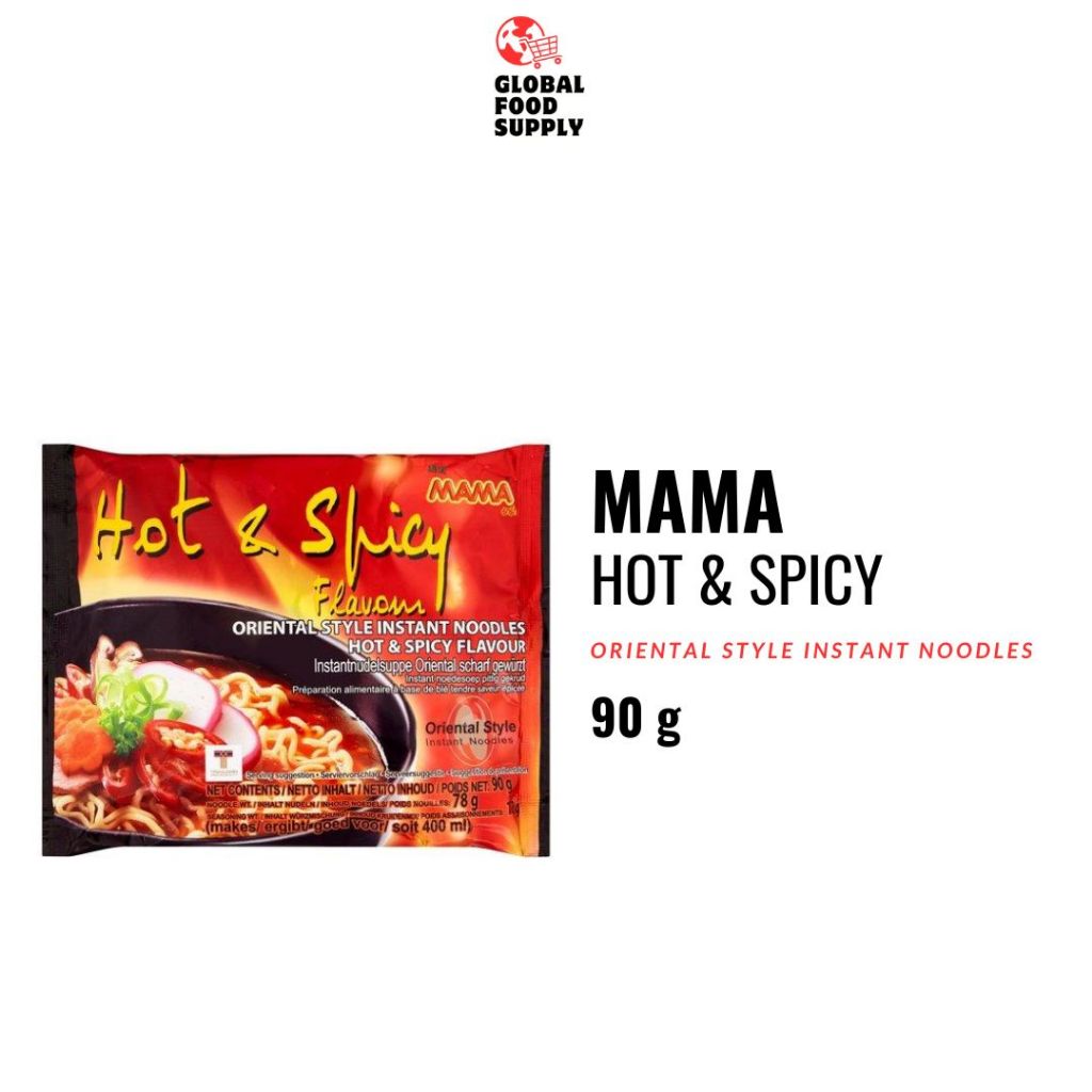 

[TERMURAH] MAMA Hot & Spicy Flavour 90gr | MAMA Mie Kuah Pedas | HALAL | EXP 22/10/2025