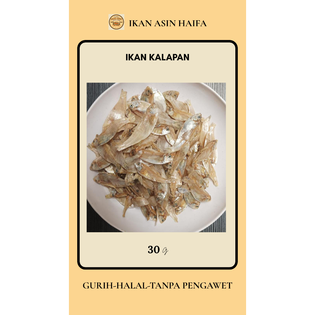 

Tanpa Pengawet!!! Ikan Asin Kalapan Tipis Kering Asli Tuban