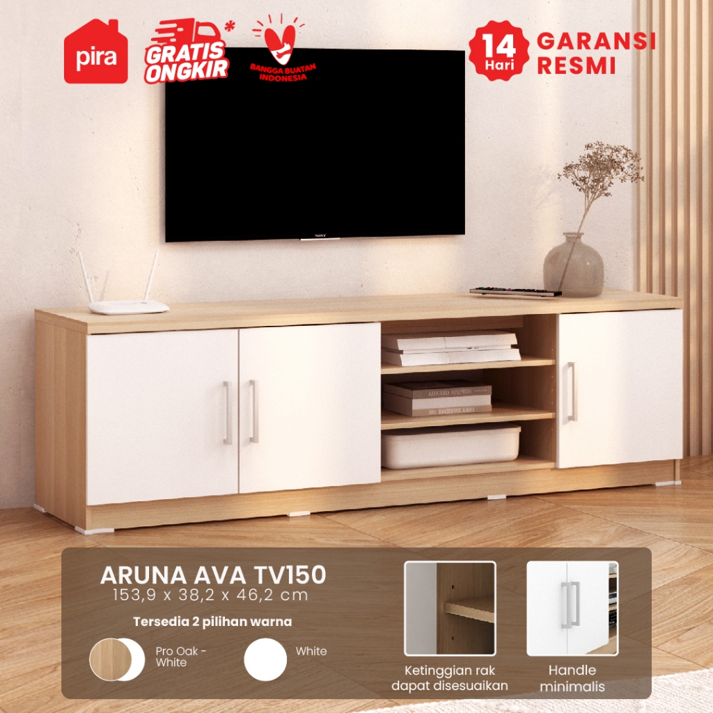 PIRA METROPOLIS - ARUNA AVA TV150 Meja TV / Rak TV Minimalis