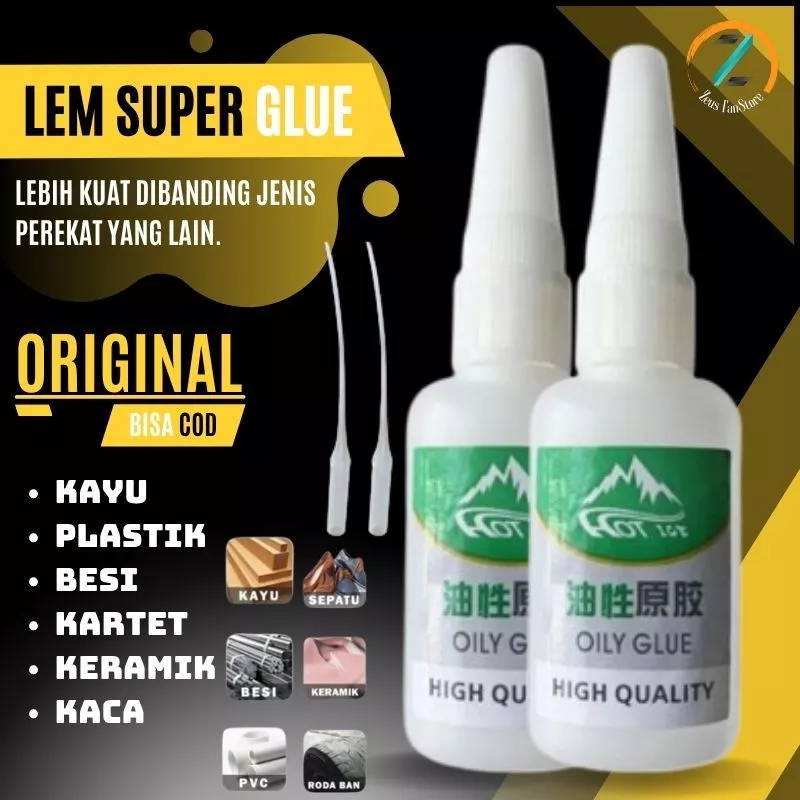 

Lem Super Glue 50gr Perekat Kuat Lem Korea Sepatu Sandal Lem Setan