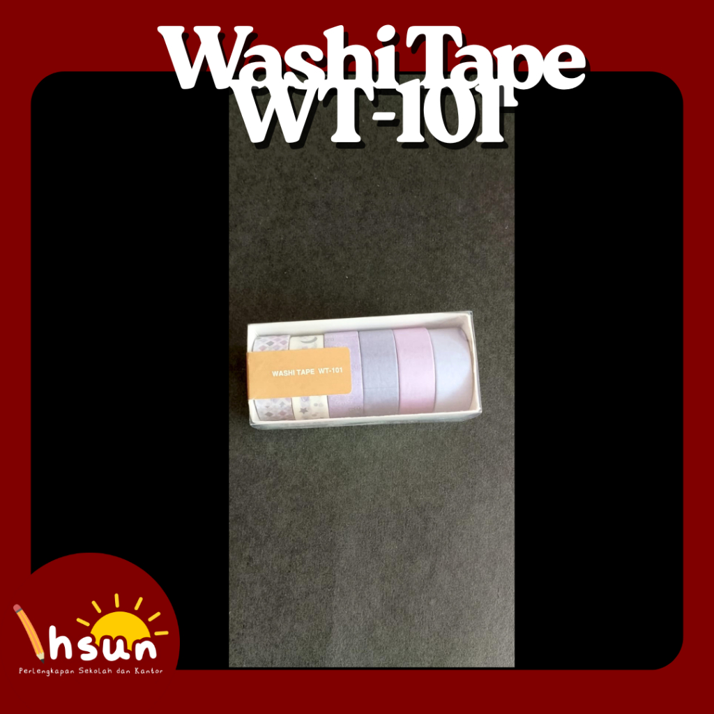 

Washi Tape Joyko Wt-101 / Isolasi Kertas Joyko Wt-101