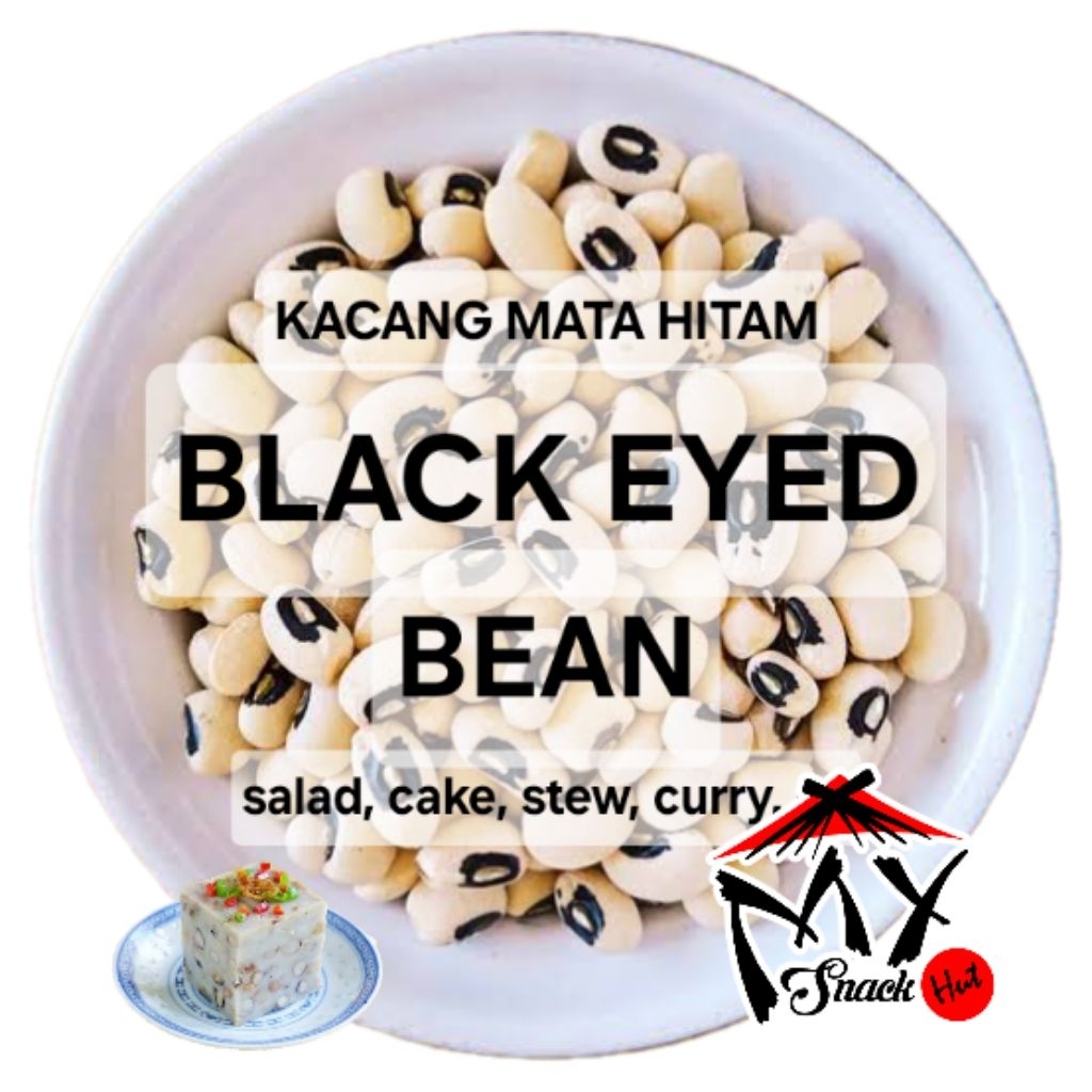 

KACANG MATA HITAM 250GR BLACK EYE EYED PEAS BEANS COWPEA IMBUMBA POIS A VACHE DINAWA LOBIA MEIDOU 眉豆