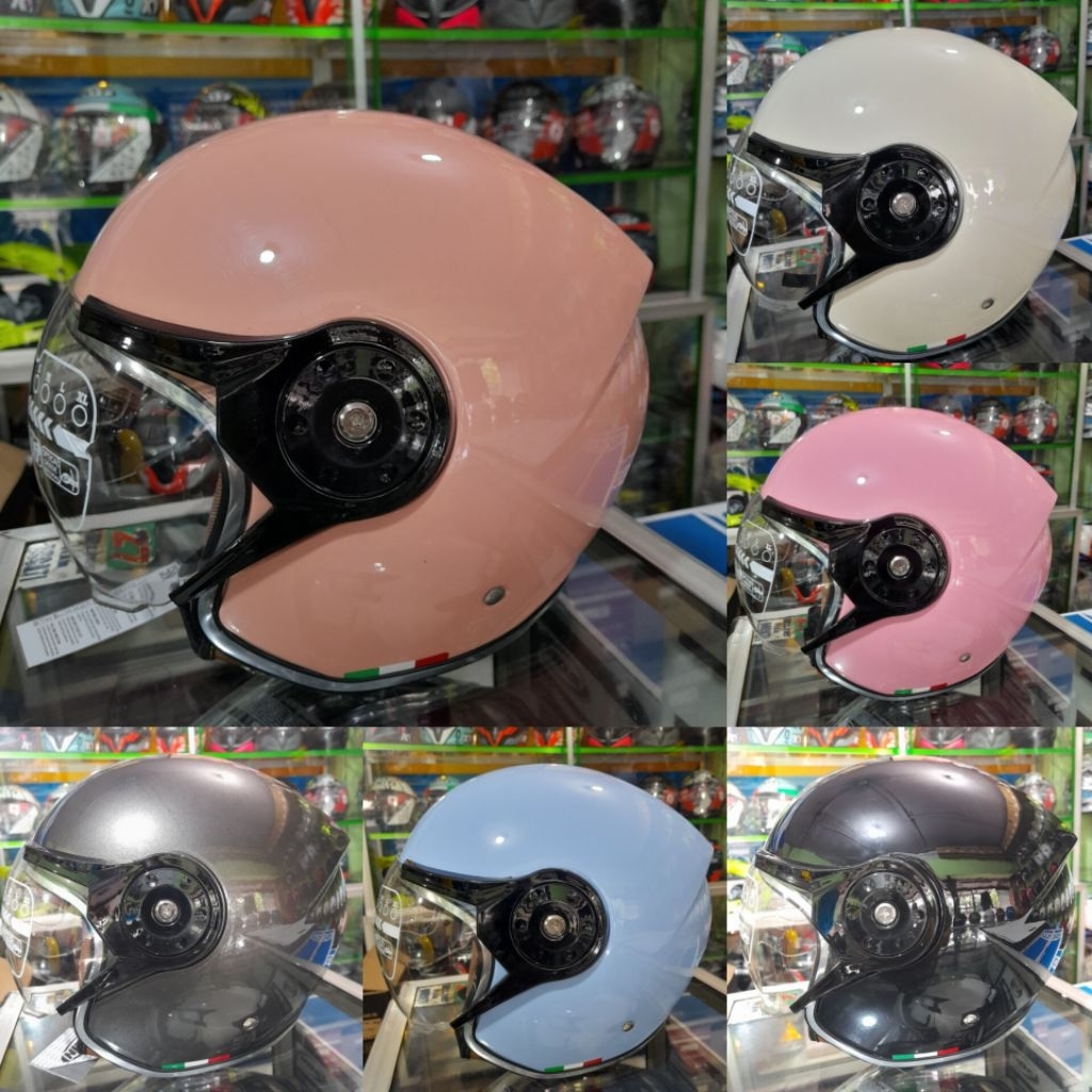 Helm hijab halface clasic elegant original sni