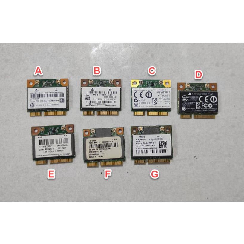 wireless wifi card laptop acer asus dell lenovo hp atheros AR5B22 AR5B225