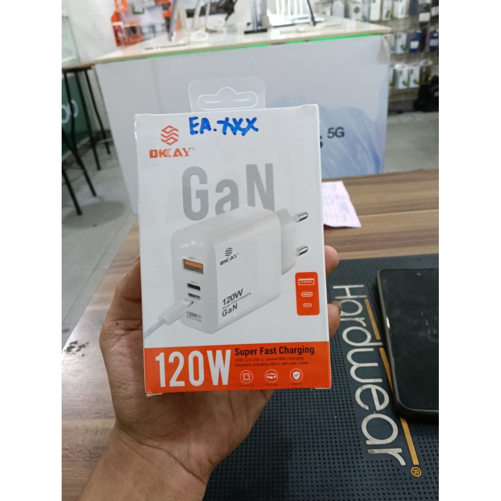 Charger Gan 120W adapter fast charging