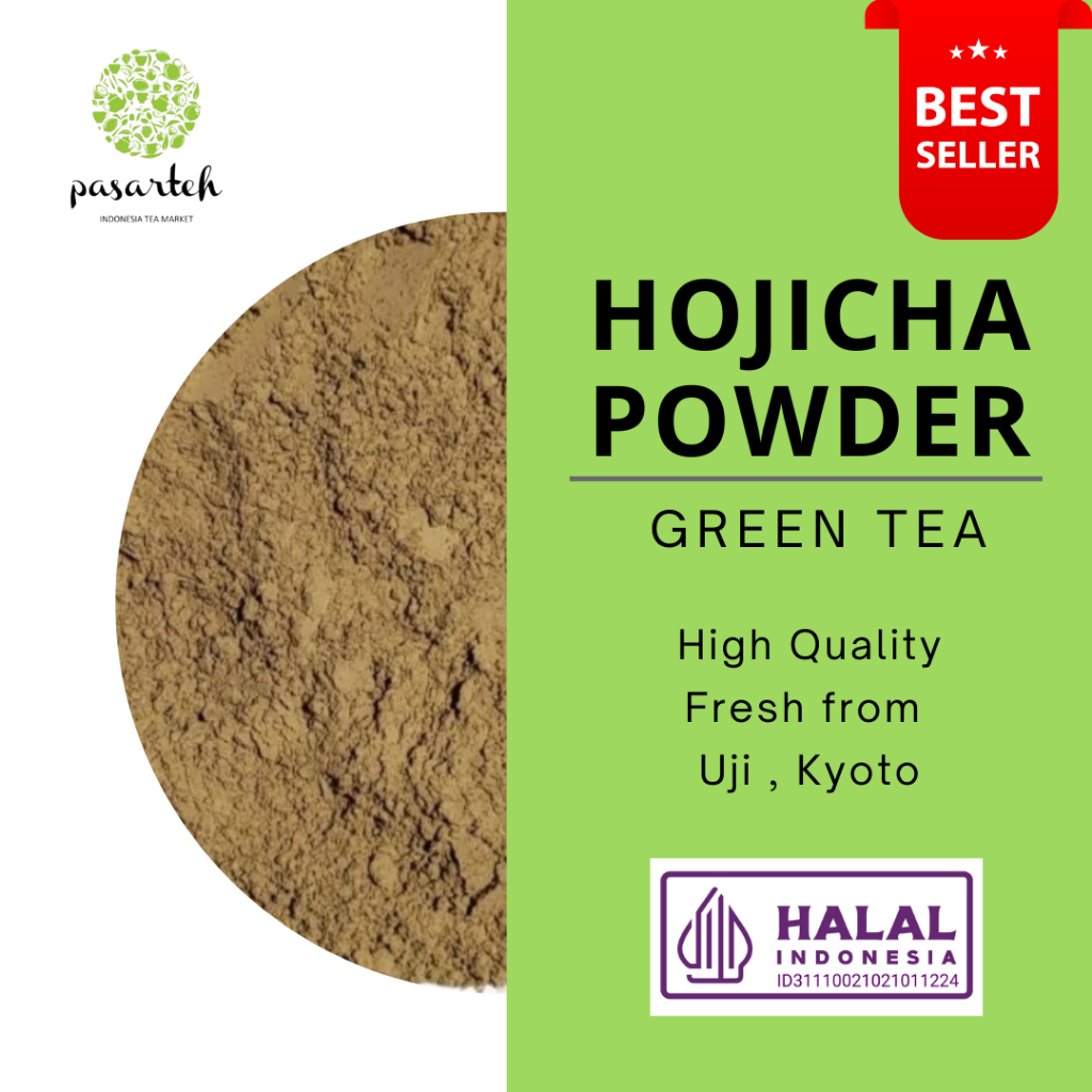 

[ pasarteh ] Hojicha Powder | Pure Hojicha | Bubuk Houjicha | Hojicha Tea | Roasted Tea